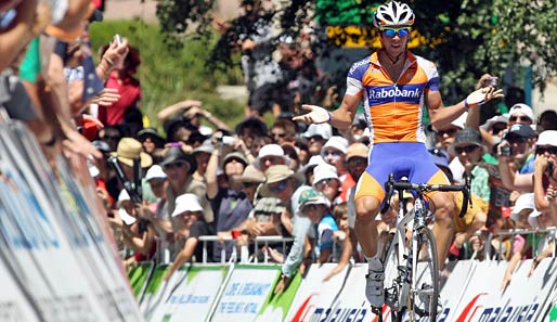 Tour Down Under: "War doch halb so schlimm", scheint sich Michael Matthews vom Team Radobank nach seinem Etappensieg zu denken