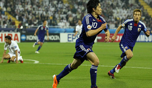 Asien-Cup: Die große Kagawa-Show im Viertelfinale. Der Japaner traf gegen Katar doppelt, bereitete einen Treffer vor - und führte sein Team so zum Sieg