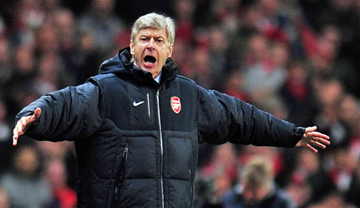 Arsenal-Coach Arsene Wenger sagte der Halbzeitstand von 0:1 natürlich überhaupt nicht zu. Er trieb sein Team immer wieder an