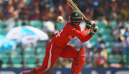 Wer hat Angst vorm roten Mann? Simbabwes Tatenda Taibu beim Cricket-Match gegen Kanada im indischen Nagpur