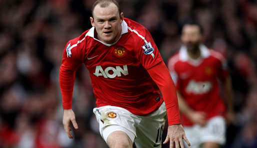 Danach gab's kein Halten: Wayne Rooney auf dem Weg zu seinen Fans...