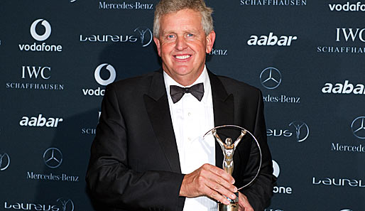 Europas Ryder-Cup-Captain Colin Montgomery erhielt den "Spirit of Sport Award"