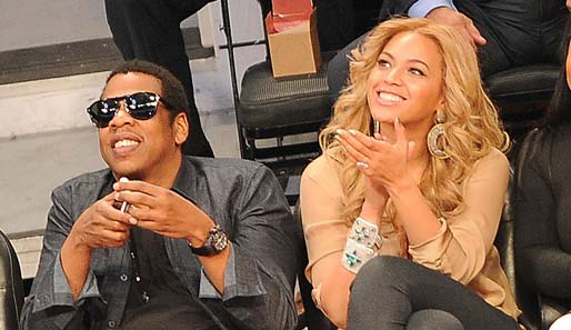 Diese zwei dürfen bei einem solchen NBA-Spektakel klarerweise nicht fehlen: Beyonce Knowles und Jay Z