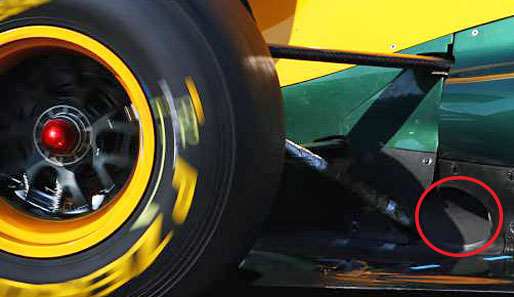 Der Ansatz, den Lotus gewählt hat, ähnelt dem von Williams. Immerhin beruhigend zu sehen, dass auch die kleinen Teams die Zeichen der Zeit erkannt haben