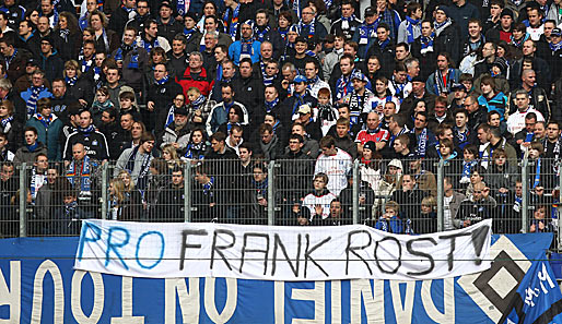 Mal ein Blick abseits des Spielfeldes: Nach seiner Generalkritik hat sich HSV-Torhüter Frank Rost ein paar neue Freunde gemacht