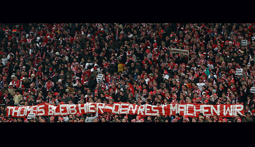 Schon vor dem Spiel machten einige Bayern-Fans vollmundige Ankündigungen. Ob Stimmungsmache oder ein Versuch, Neuer zu verunsichern - geholfen hat es nichts