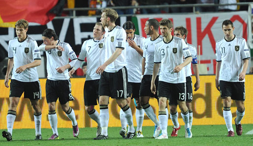 Am Ende steht ein deutlicher 4:0-Sieg zu Buche. Deutschland bleibt in der EM-Qualifikationsgruppe A weiter ungeschlagen