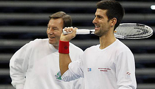Der Meister und sein Schüler: In Niki Pilics (l.) Tennisschule in München legte Djokovic den Grundstein für seine großartige Karriere