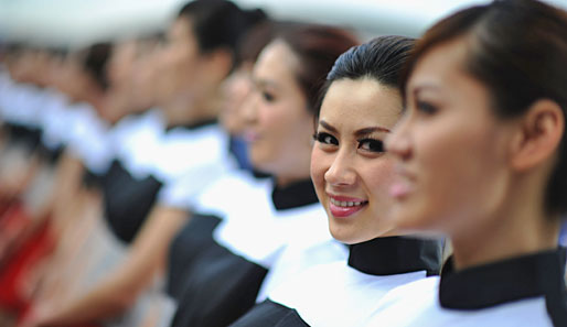 Die schönsten Gridgirls vom China-GP in Shanghai
