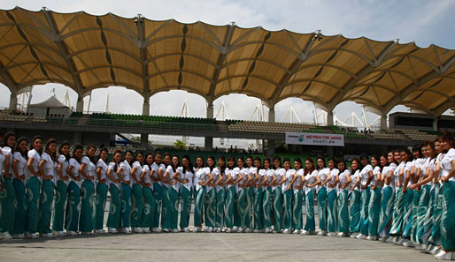 Die schönsten Gridgirls vom Malaysia-GP