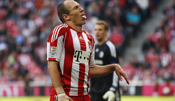 Das Gesicht des Spiels: Der FC Bayern gewann 4:1, aber mit Egozocker Robben waren nicht alle zufrieden