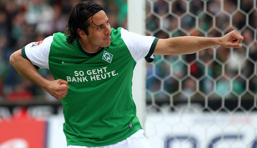 Platz 1: Claudio Pizarro, Peru. 350 Spiele für Werder Bremen und Bayern München