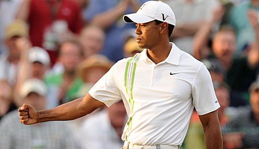 Tiger is back: Woods zeigte auf den zweiten neun eine ganz starke Leistung und ist mit sieben unter Par geteilter Dritter