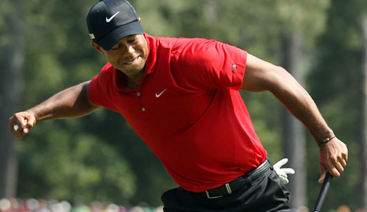 Besser machte es Tiger Woods, der früh heiß lief! Am Ende fehlten aber doch vier Schläge auf den Sieger