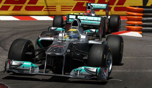 Und wöchentlich grüßt das Murmeltier: Auch in Monte Carlo erlebten die Mercedes-Jungs Nico Rosberg und Michael Schumacher ein Rennen zum Vergessen