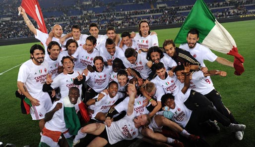 MEISTER: Der AC Milan dominierte die Serie A und holte zum 18. Mal den Titel in Italien