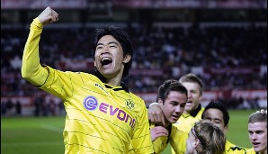 Shinji Kagawa: Beim BVB seit 2010, Bundesligaspiele in der Saison 2010/2011: 17