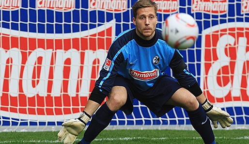 Platz 4: Oliver Baumann. 42 Gegentreffer konnte der 20-jährige Torwart des SC Freiburg in 30 Saisonspielen nicht verhindern