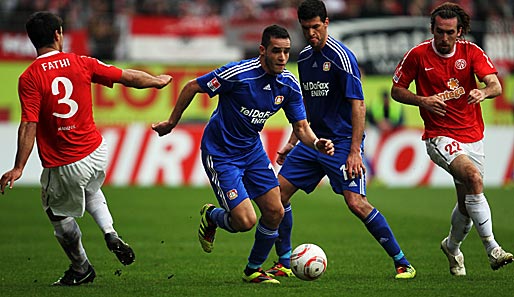 Platz 3: Renato Augusto (M.) zog mit Bayer Leverkusen direkt in die Champions League ein. In 27 Spielen erzielte er sechs Tore und bereitete weitere sechs vor