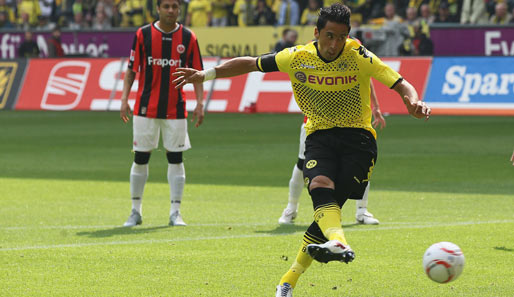 Platz 5: Lucas Barrios traf in der abgelaufenen Saison 16-mal für Borussia Dortmund. Zudem bereitete der 26-Jährige noch sechs Tore vor