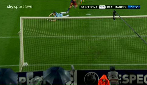 Casillas ist geschlagen, Barca nach 54 Minuten in Führung