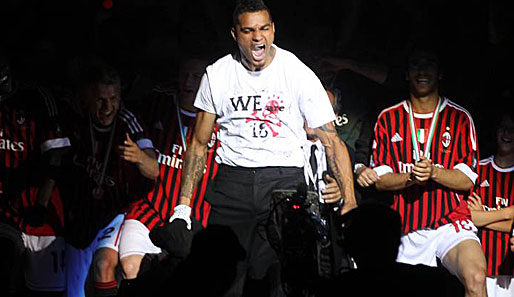 Vor den Augen der Milan-Fans zeigte Boateng, dass er auch für die nächste Staffel von "Let's dance" ein Kandidat wäre