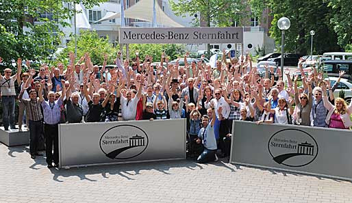 Die Mercedes-Benz Sternfahrt zum DFB-Pokalfinale 2011 in Berlin