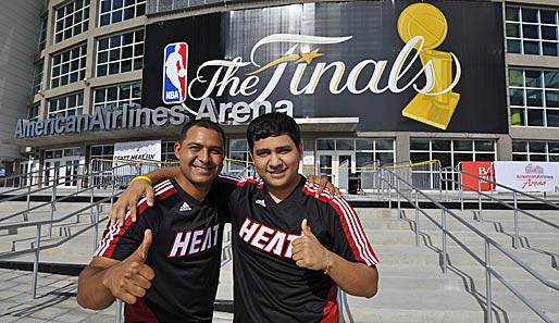 Going to Miami: In der American Airlines Arena in Downtown Miami, Florida steigt Spiel 1 der NBA-Finals 2011 zwischen den Heat und den Dallas Mavericks