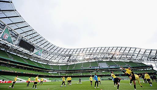 Das zerrinnende Stadion: Salvador Dali hätte seine surrealistische Freude an der Dublin-Arena, dem Austragungsort des Europa-League-Finales zwischen Braga und Porto
