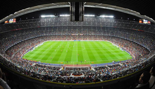 Das Camp Nou in Barcelona verzeichnete die abgelaufene Saison den höchsten Zuschauerschnitt mit 84.821 Zuschauern aus. Das Fassungsvermögen beträgt 99.354 Plätze und ist damit das größte Stadion Europas