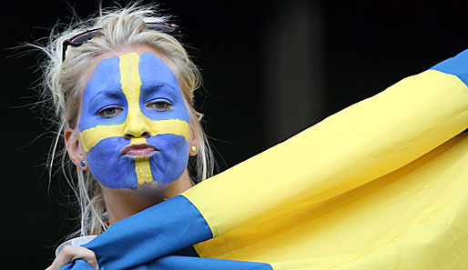 SCHWEDEN-USA: Weibliche schwedische Fans dürfen natürlich in keiner Diashow der Welt fehlen