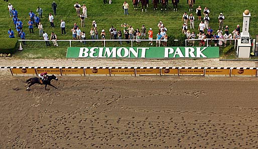 Bei allen Attraktionen vor und nach dem Rennen: Der entscheidene Moment bei den Belmont Stakes ist der Zieleinlauf