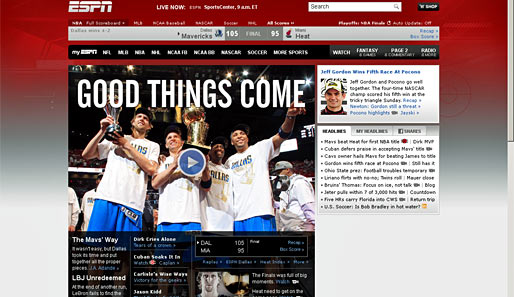 "ESPN" titelte nach dem entscheidenden Spiel 6: "Good things come"! Den Titel habe Dallas "The Mavs' Way" eingefahren