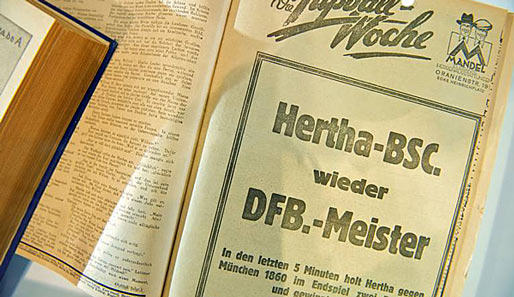 Der größte Erfolg: Lang, lang ist's her - Hertha BSC wurde 1930 und 1931 deutscher Meister