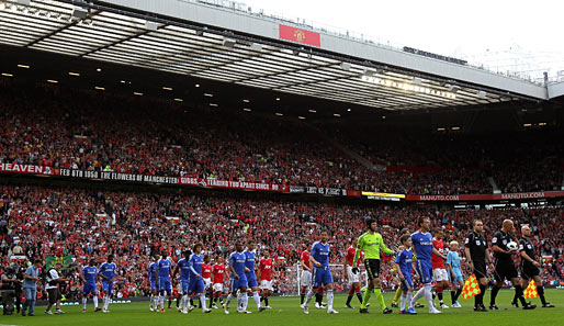 3. Platz: Manchester United, Old Trafford. Zuschauerschnitt: 75.115