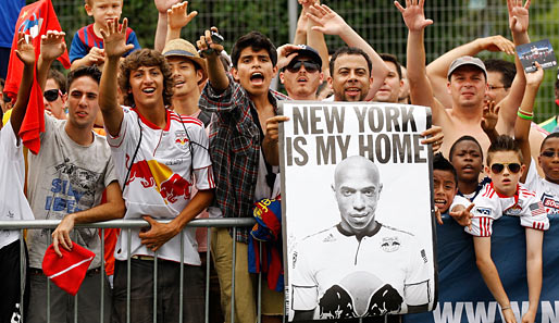 Home is where the heart is. Thierry Henry fühlt sich in New York pudelwohl, die Fans lieben ihn. Und da sag noch mal einer, die Amerikaner seien nicht fußballbegeistert