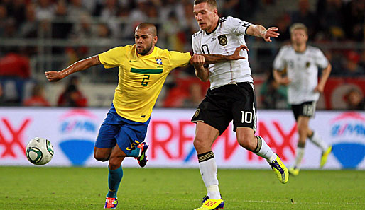 Brasilien erst einmal nicht auf dem Platz, dafür die deutsche Mannschaft sehr wach