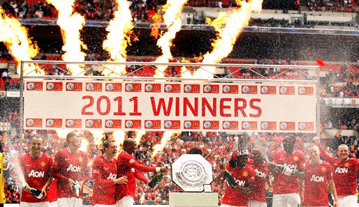 United, immer wieder United: Die Red Devils holten nach dem 19. Meistertitel auch den Supercup zum 19. Mal