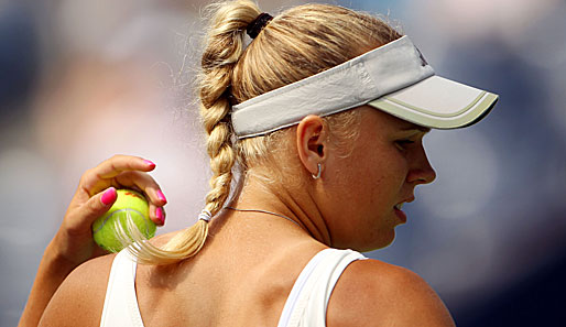Auch ein schöner Rücken kann verzücken. Den von Caroline Wozniacki sehen wir nach ihrem Sieg gegen Vania King im Achtelfinale wieder