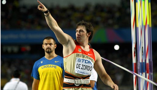 Es gibt den nächsten deutschen Helden zu vermelden! Matthias de Zordo holt mit starken 86,27 Meter Gold im Speerwurf