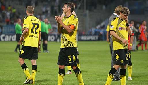 Am Ende bleibt Borussia Dortmund nach einer ordentlichen Partie mit vielen guten Chancen nur der Applaus für die gegnerische Kaltschnäuzigkeit