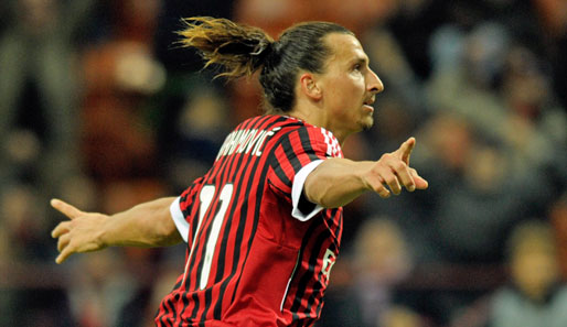 Rang 1: Zlatan Ibrahimovic vom AC Milan (28 Tore)