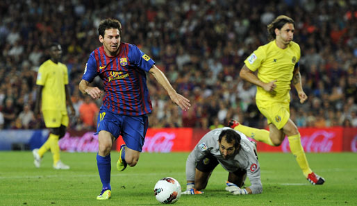 Rang 1: Lionel Messi vom FC Barcelona (50 Tore)