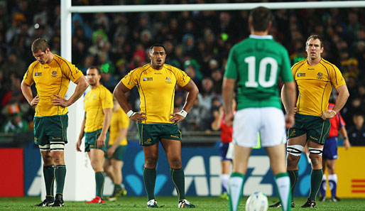 Im Top-Spiel bezwang Irland Australien mit 15:6. Matchwinner war Jonathan Sexton (mit der zehn), der mit seinen Straftritten die Partie entschied