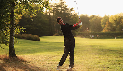 Natur pur: Richard Sadler auf dem Golfkurs von Briggs (England). Besser hätte es selbst Bob Ross nicht hinbekommen.