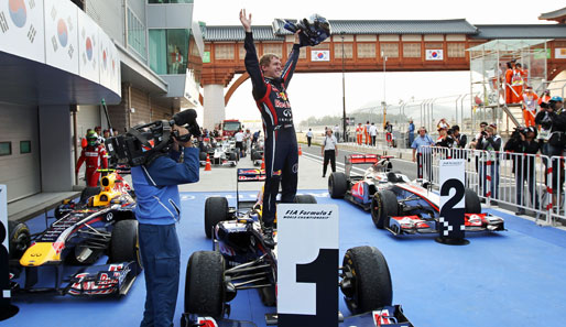 Die Nummer eins ist reserviert. Vettel holt sich in Südkorea den zehnten Saisonsieg und unterstreicht einmal wieder seine Dominanz