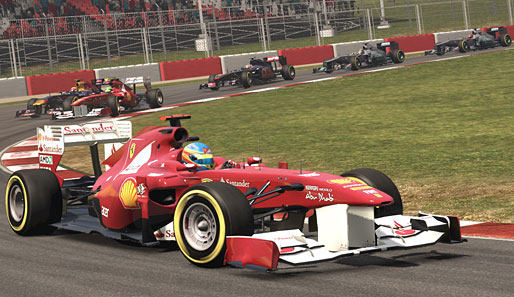 Original-Screenshots aus der Formel-1-Simulation F1 2011
