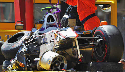 MONACO-GP: Die große Schrecksekunde des Wochenendes erlebten die Zuschauer beim schweren Crash von Sergio Perez im Qualifying. Er hatte aber Glück