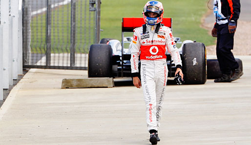GROSSBRITANNIEN-GP: McLaren litt wie Red Bull unter dem zwischenzeitlichen Verbot des angeblasenen Diffusors. Jenson Button zudem unter einem Radverlust