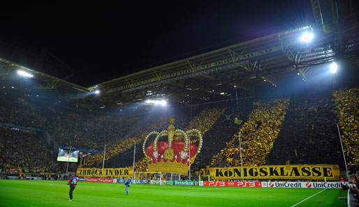 In Dortmund war die Vorfreude riesig. Vor dem ersten Gruppenspiel präsentierten die Fans diese Choreographie